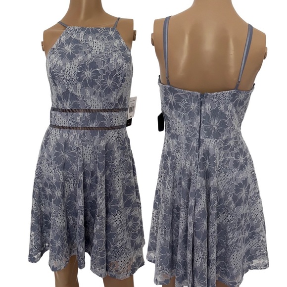 City Triangles Dresses & Skirts - City Triangle Lavender Lace Sundress, size 9 Juniors